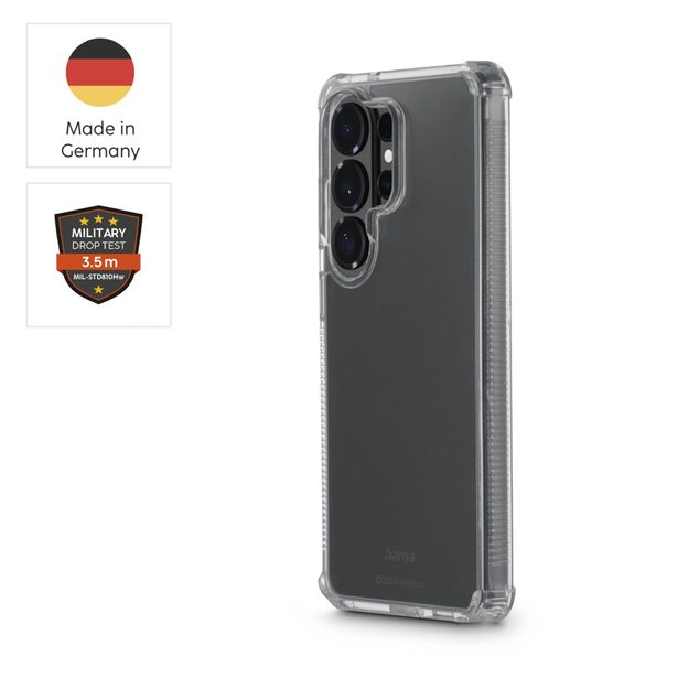 Hama Extreme Protect, kryt pro Samsung Galaxy S26 Ultra, D3O®, nežloutne, průhledný
