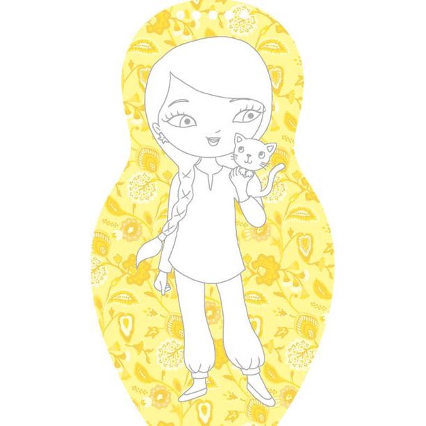 Oblékáme jordánské panenky ZEINA – Omalovánky Baagl