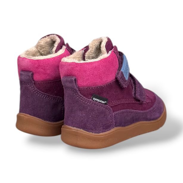 Dívčí celokožené barefoot boty Richter s membránou