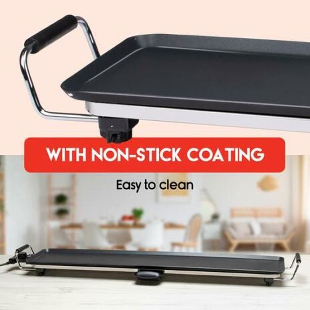 ALPINA Stolní elektrický gril teppanyaki 100x20 cm, 2000 W ED-223161
