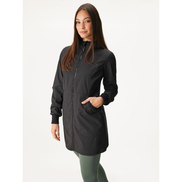 Unuo, Dámský softshellový kabát s fleecem Street, Černá
