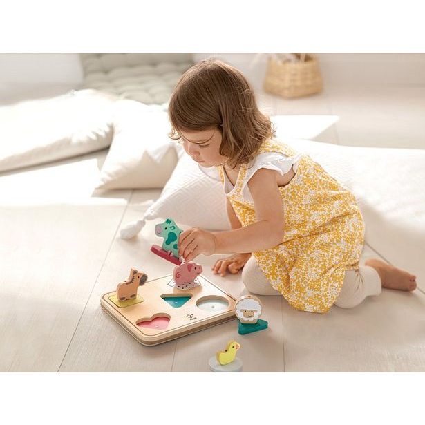 Hape Puzzle se zvuky na desce - Zvířátka