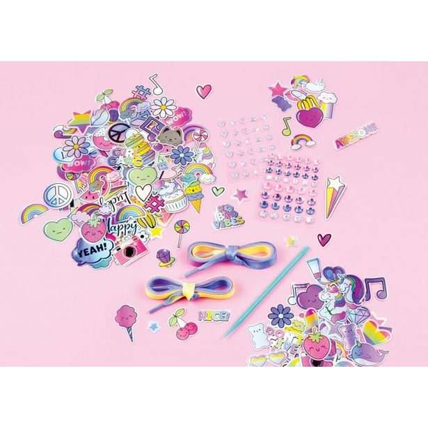 Dekorativní samolepky na boty Rainbow Chic