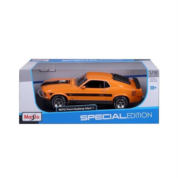 Maisto Maisto - 1970 Ford Mustang Mach 1, oranžová, 1:18