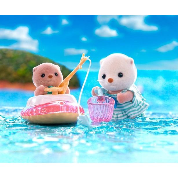 Sylvanian family Vydří sestry na dovolené u moře