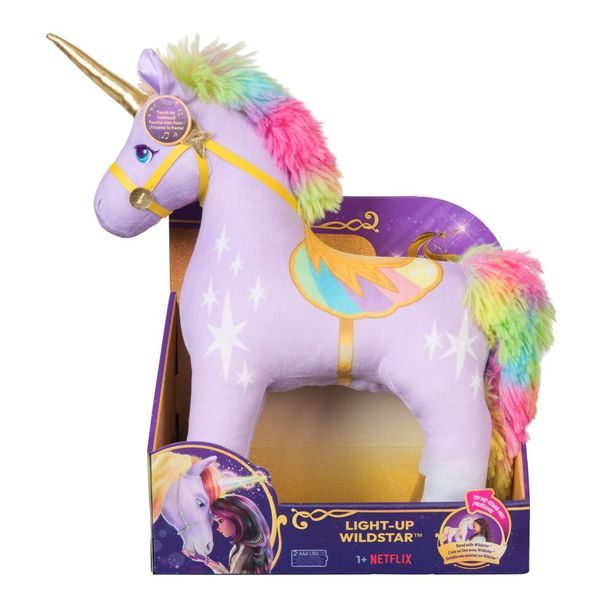 UNICORN ACADEMY PLYŠOVÝ JEDNOROŽEC WILDSTAR SE ZVUKY 38 CM