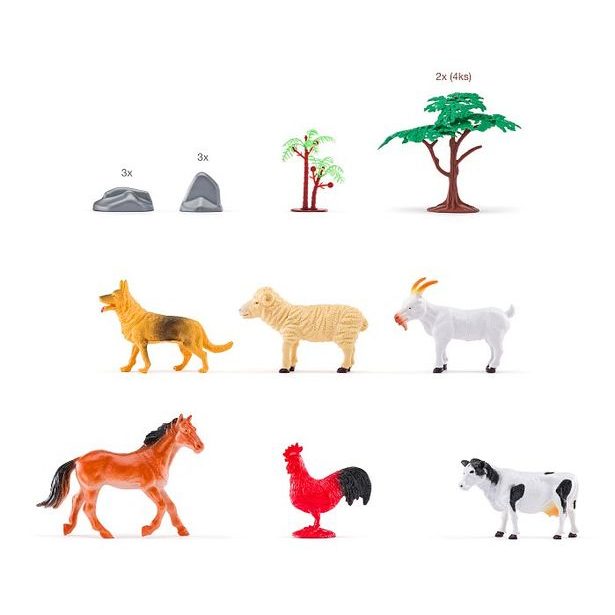 FAUNICA Plateta zvířat figurky – sada 4 světů