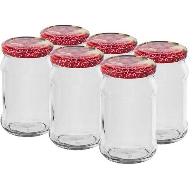 BROWIN SADA SKLENIC TWIST NA ZAVAŘ.300ML S VÍČKEM 66,6KS_hamashop