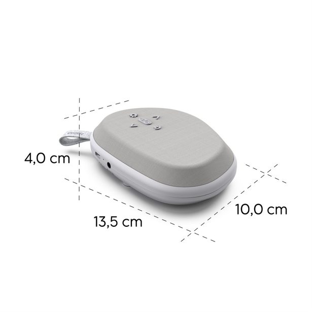 Hama Calm, Bluetooth® reproduktor, plochý, bílý šum, časovač, 3 W
