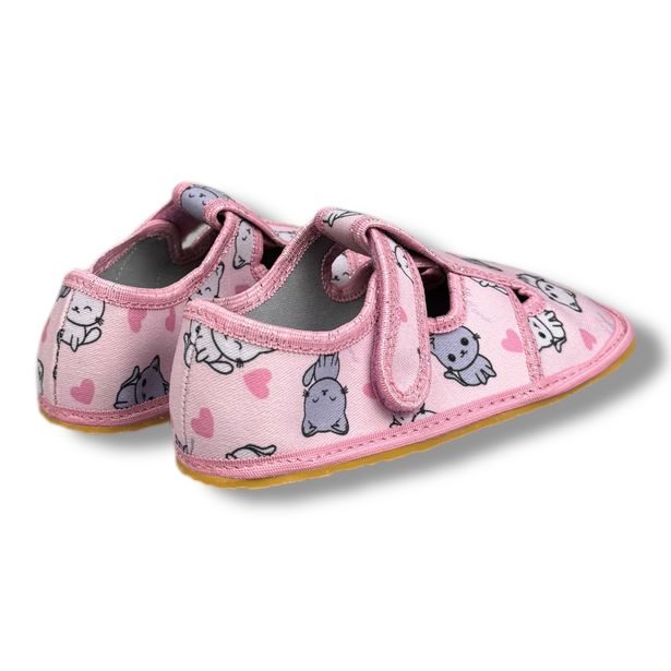 Raweks ZUZIA ZA01 – dětské barefoot přezůvky - Kočička