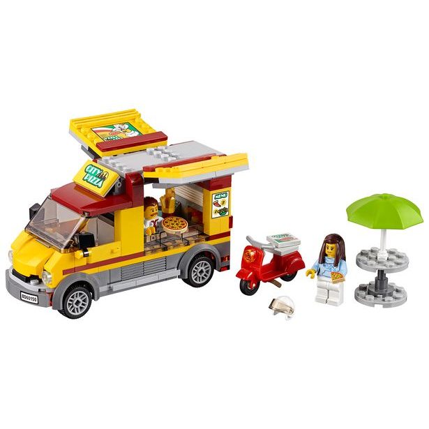 LEGO City 60150 Dodávka s pizzou