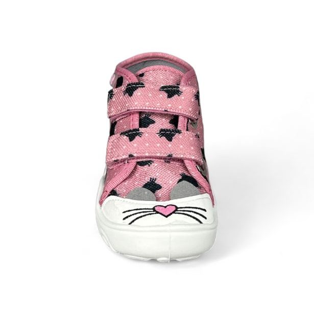 Dětské tenisky Befado růžové - kočky