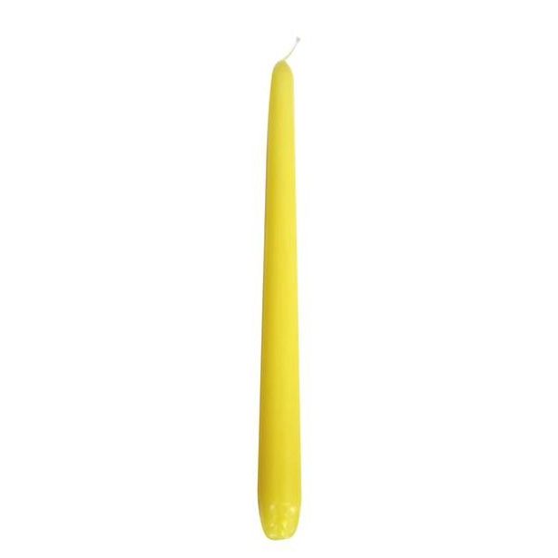 Provence Svíčka kónická žlutá, 24,5cm_hamashop