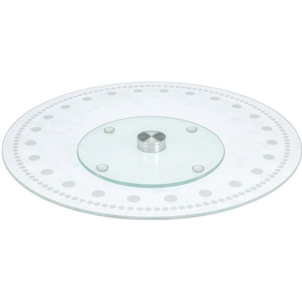 podnos d30cm, otočný, sklo