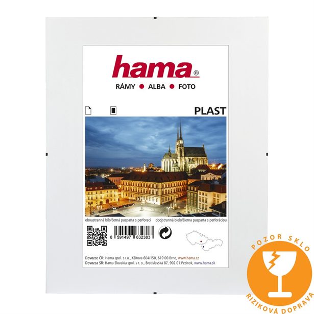 Hama clip-Fix, průhledný plast, 60x80 cm