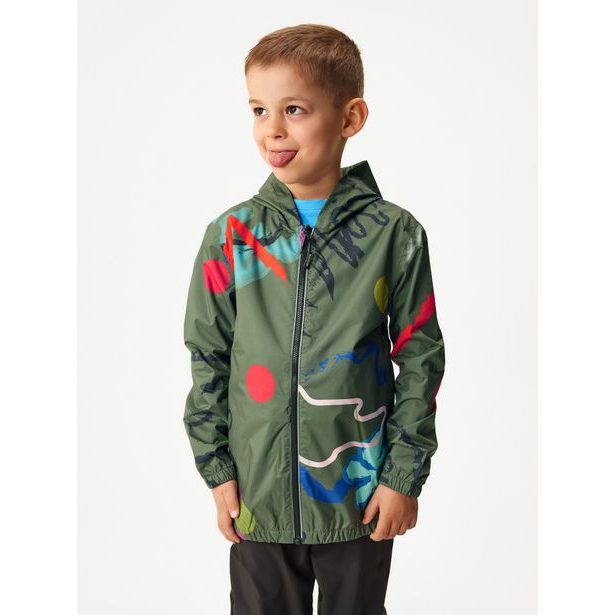 Unuo, Dětská bunda do deště, Khaki, Fantazie