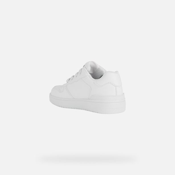 Bílé dívčí tenisky Geox Washiba