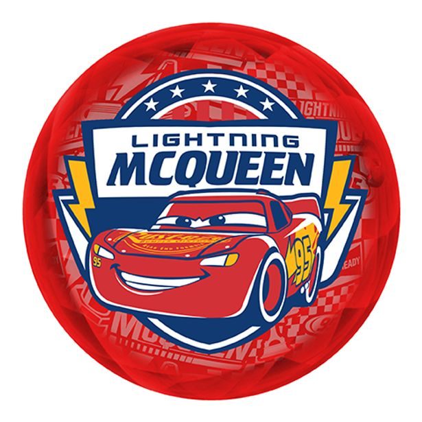 Míč svtící Cars & Spider-Man 100mm asst.