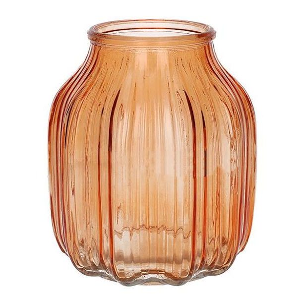 DUIF VÁZA SUKO D8,5/13.8XH16 ORANŽOVÁ ČIRÁ