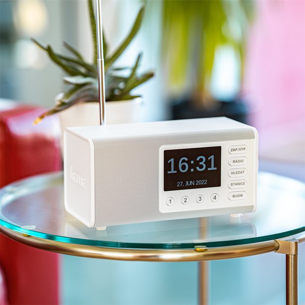 Hama digitální rádio DR1000, FM/DAB/DAB+, bílé
