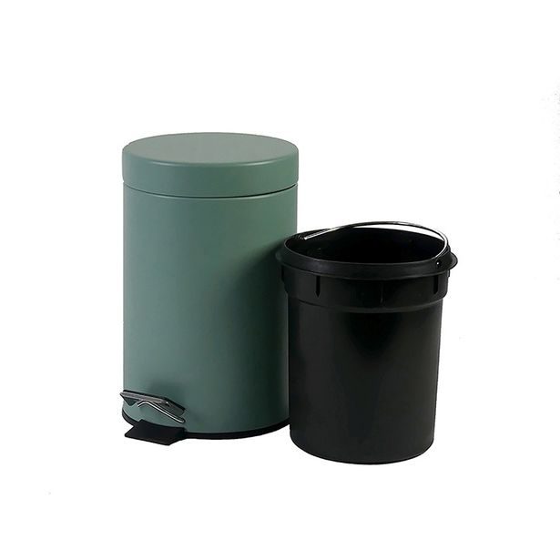 KELA Kosmetický koš MONACO kov zelená 3l KL-24287