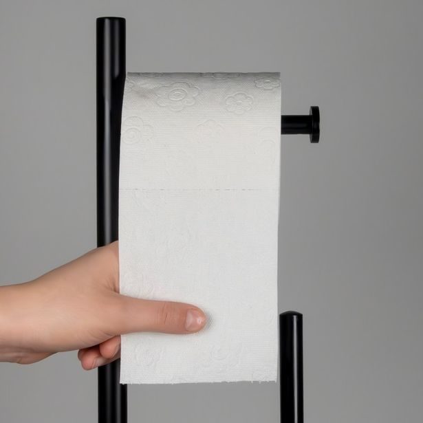 KELA Toaletní souprava Devin metal black 23,0x18,0x68,0cm KL-23961