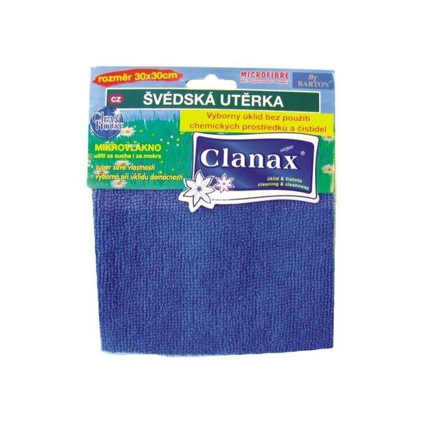 utěrka 1ks švéd. 205g 30x30cm Mikrovl.CLANAX