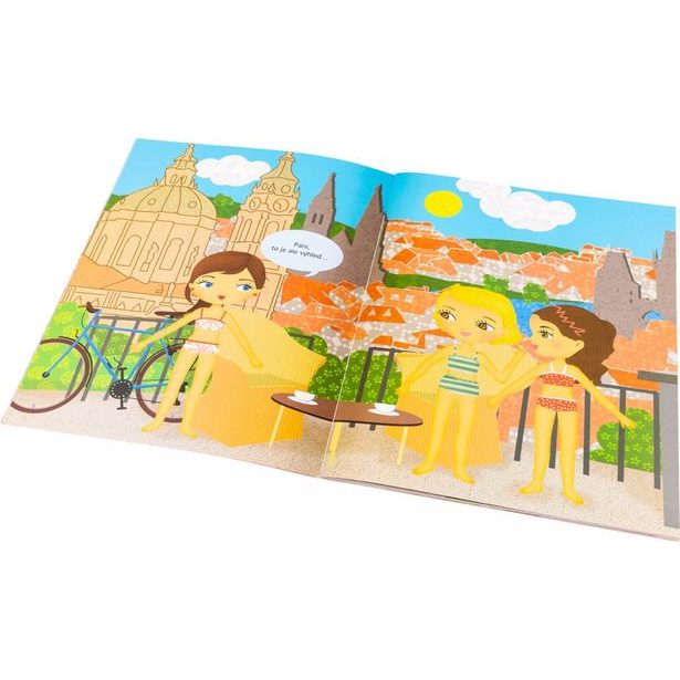 Šaty pro TEREZKU - kniha samolepek Baagl