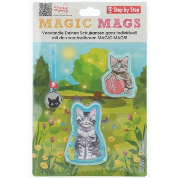 Doplňková sada obrázků MAGIC MAGS, Cat Lilly, pro aktovky a batohy Step by Step