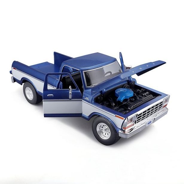 Maisto Maisto - 1979 Ford F150 Pick-up, metal modrá, bílá, 1:18