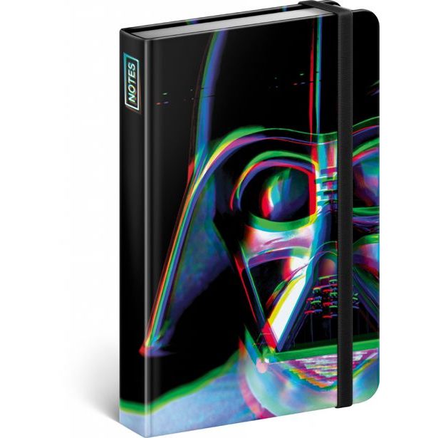 Notes Star Wars – Vader, linkovaný, 11 × 16 cm Baagl