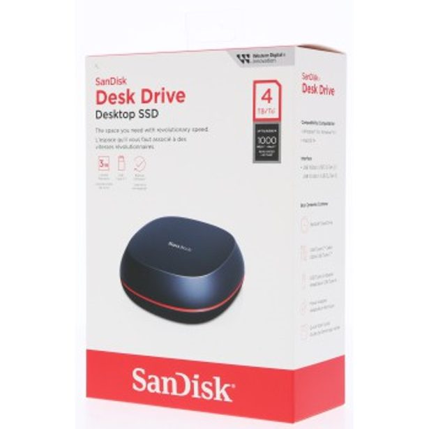 SanDisk Desk Drive 4 TB USB Type-C Desktop 1000 MB/s