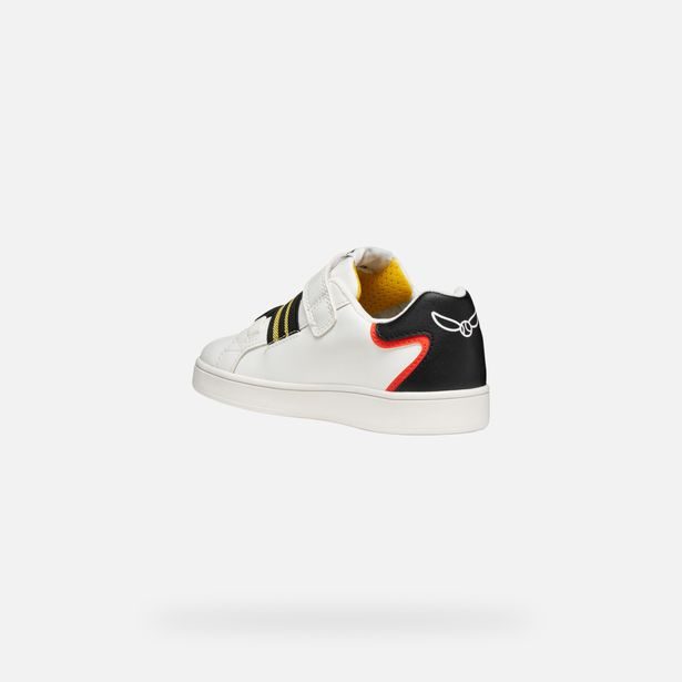 Bílé chlapecké tenisky Geox Eclyper