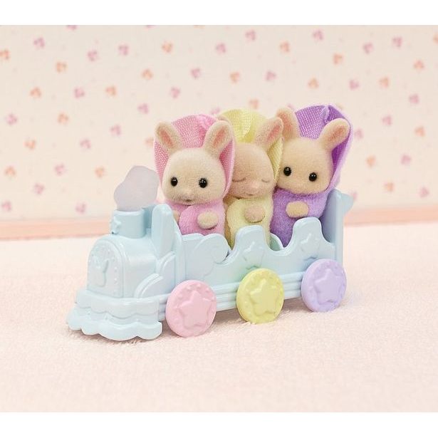 Sylvanian family Koupel trojčat králíčků