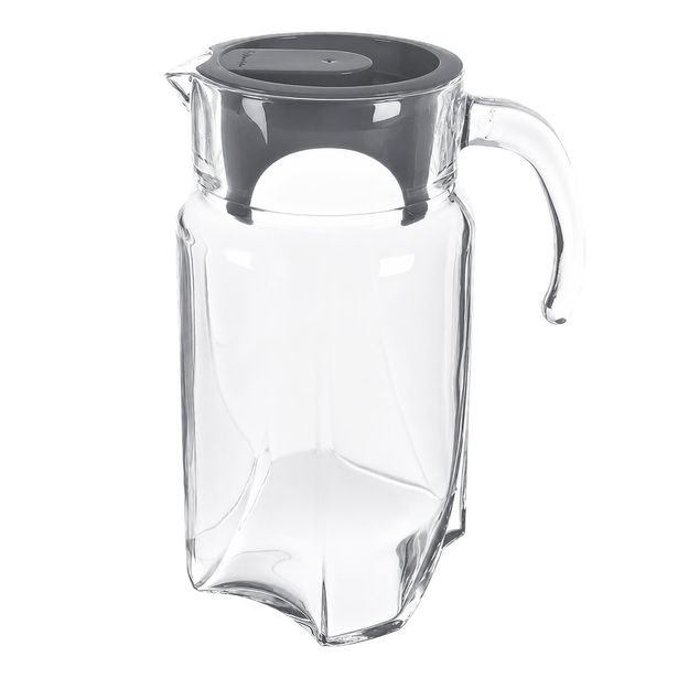 O Džbán sklo+víčko UH 1,75 l grey