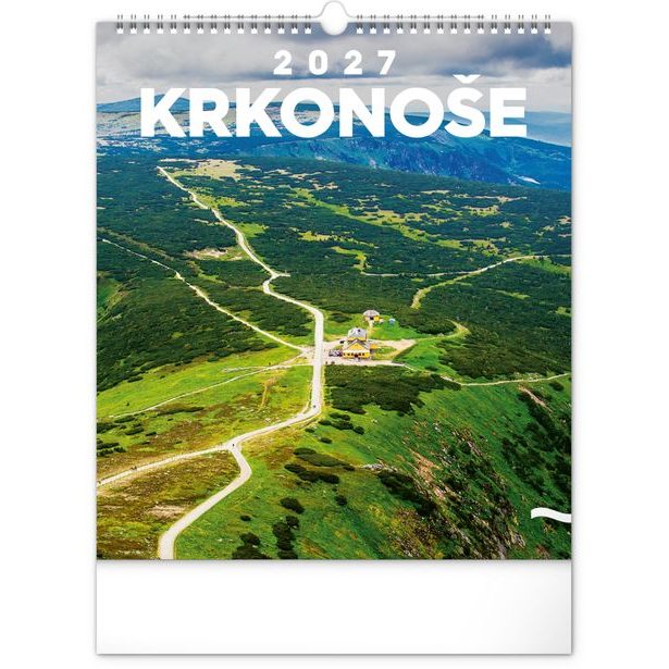 NOTIQUE Nástěnný kalendář Krkonoše 2027, 30 x 34 cm