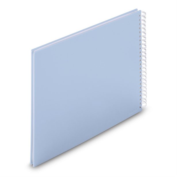 Hama album klasické spirálové FINE ART 36x32 cm, 50 stran, lagoon, bílé listy