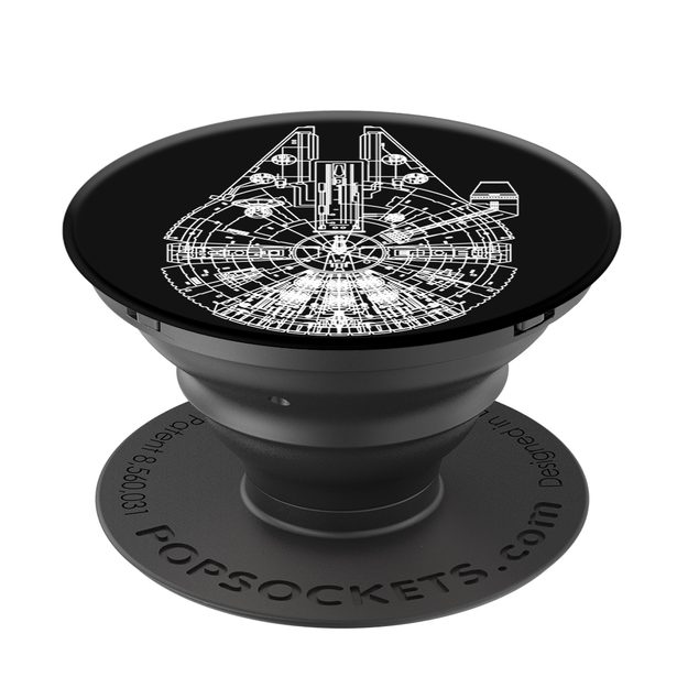 PopSockets STAR WARS Aluminum Millennium Falcon