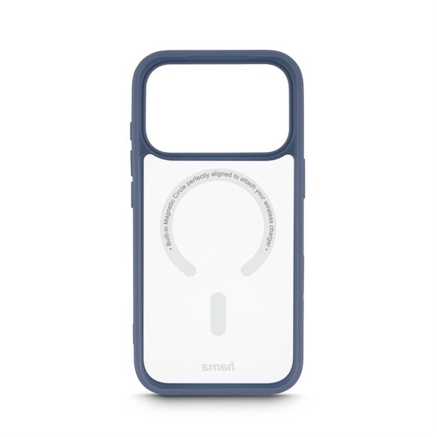 Hama Frame Protect, kryt pro Apple iPhone 17 Pro Max, magnetický, průhledný/modrý