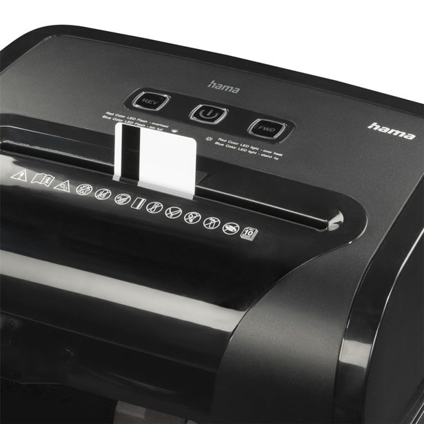 Hama Prime M100, skartovačka, micro řez, 10 listů, bezpečnostní úroveň P5 T5 E4