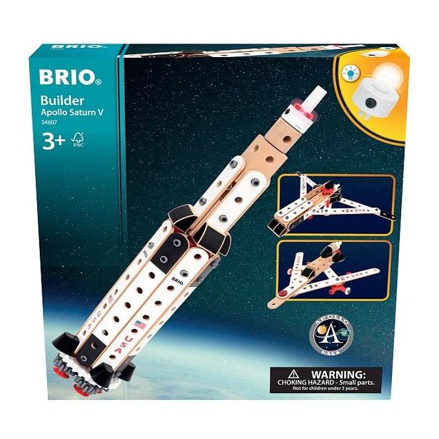 BRIO Stavebnice BRIO BUILDER NASA Apollo Saturn V