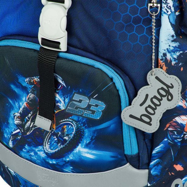 BAAGL Školní batoh Airy Motorka