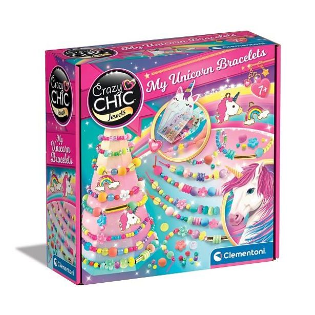 CLEMENTONI Crazy CHIC - Kreativní set - Náramek s jednorožcem