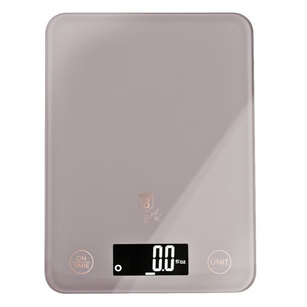 BERLINGERHAUS Kuchyňská váha digitální 5 kg Taupe Collection BH-9754