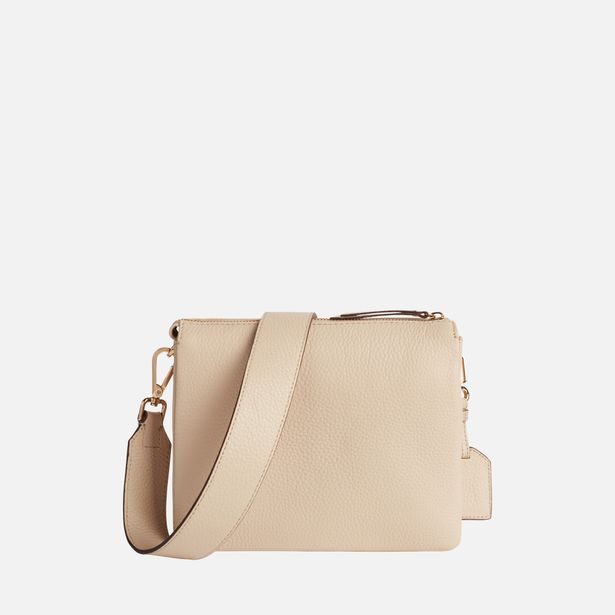 Krémová dámská crossbody kabelka Geox Clarissy