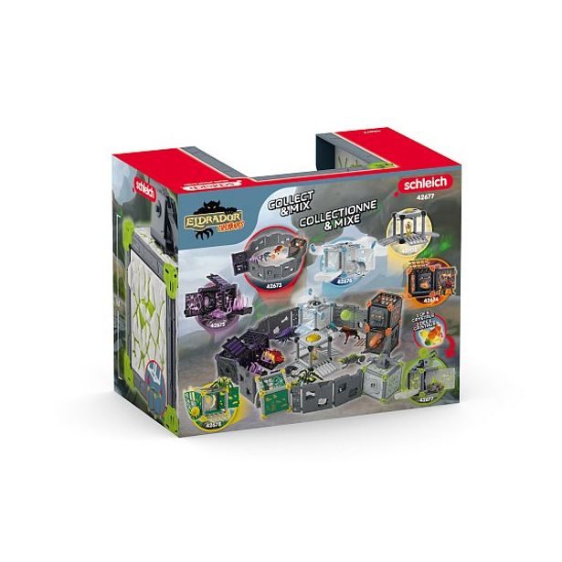 SCHLEICH Aréna BattleCave kamenného chameleona