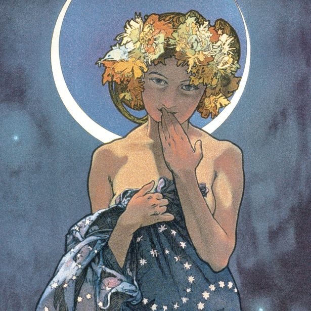 NOTIQUE Poznámkový kalendář Alfons Mucha 2027, 20 x 20 cm