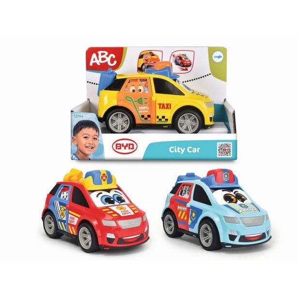 ABC BYD City Car 14,5cm, 3 druhy