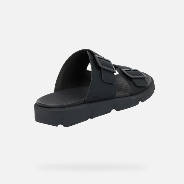 Černé pánské sandály Geox Xand 2S