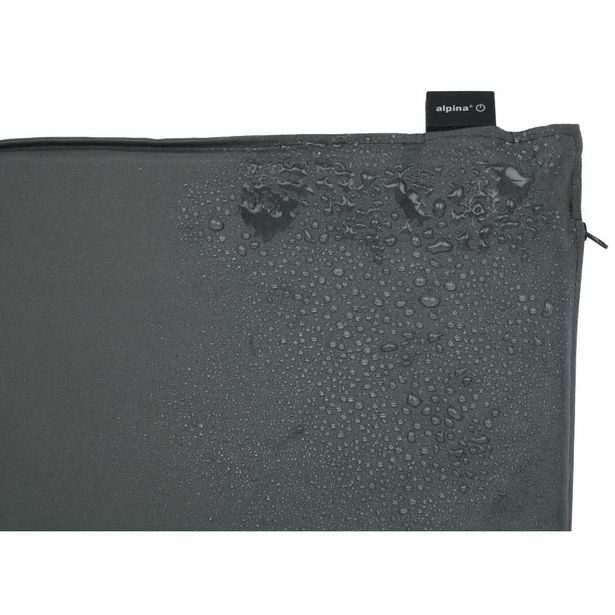 ALPINA Elektrický vyhřívaný podsedák venkovní USB 45 x 45 cm tmavě šedá ED-244060